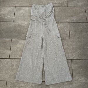 American Eagle Outfitters Light Gray Jumpsuit